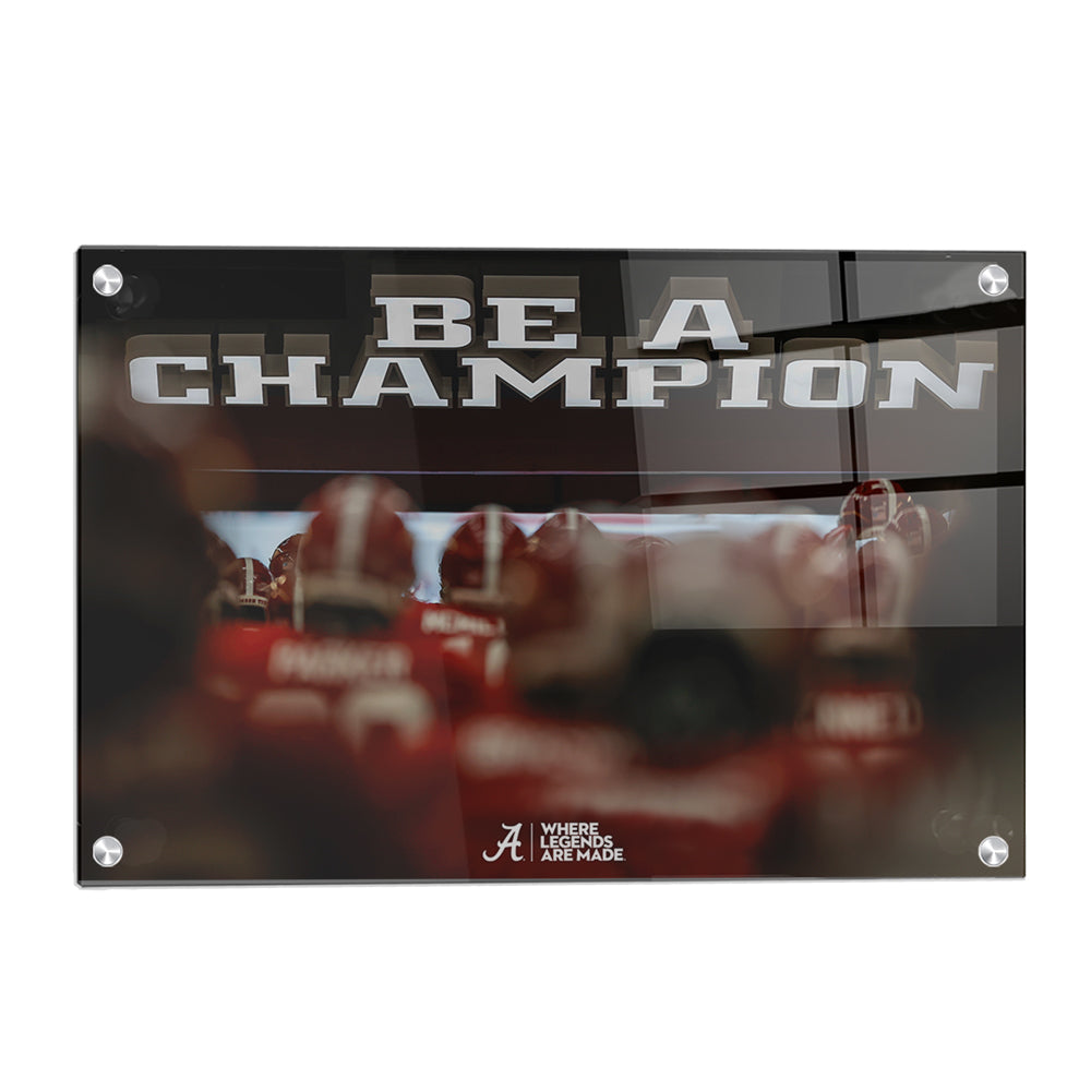 Alabama Crimson Tide - Bryant-Denny Aerial Bama - College Wall Art #Canvas