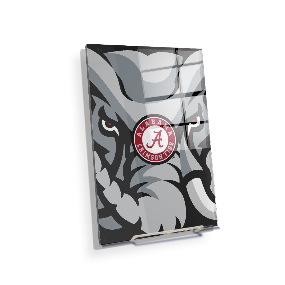 Alabama Crimson Tide - Crimson Elephant - College Wall Art #Canvas