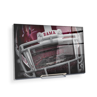 Alabama Crimson Tide - Bama Helmet - College Wall Art #Acrylic Mini