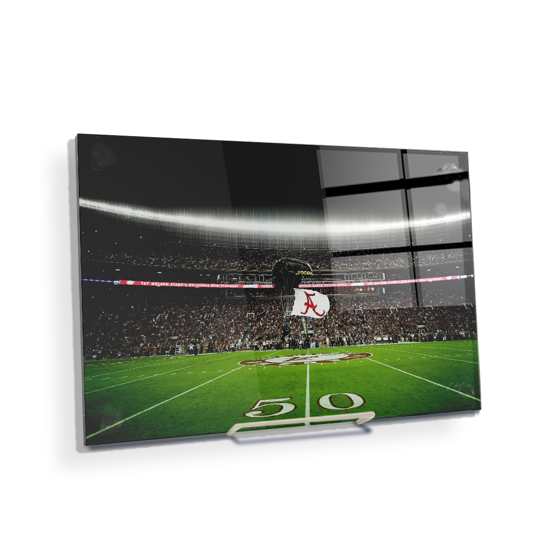 Alabama Crimson Tide - Pin Point Landing - College Wall Art #Canvas