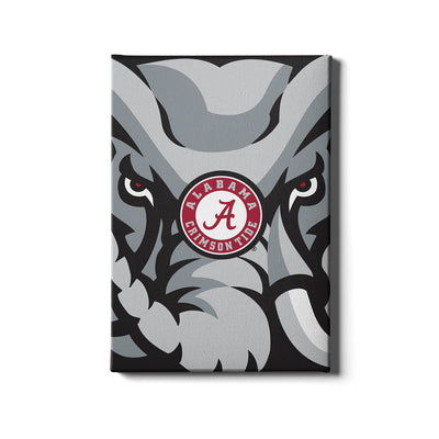 Alabama Crimson Tide - Crimson Elephant - College Wall Art #Canvas