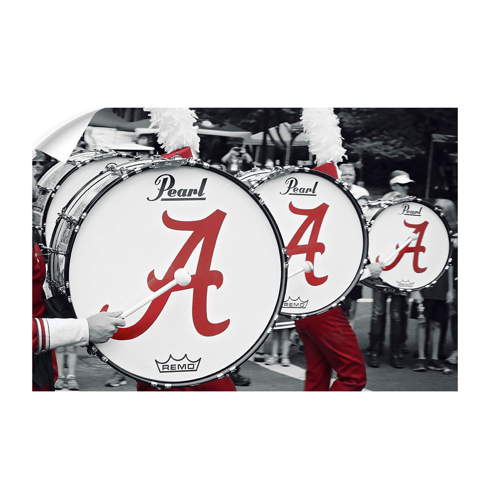 Alabama Crimson Tide - MDB Drums - College Wall Art #Canvas