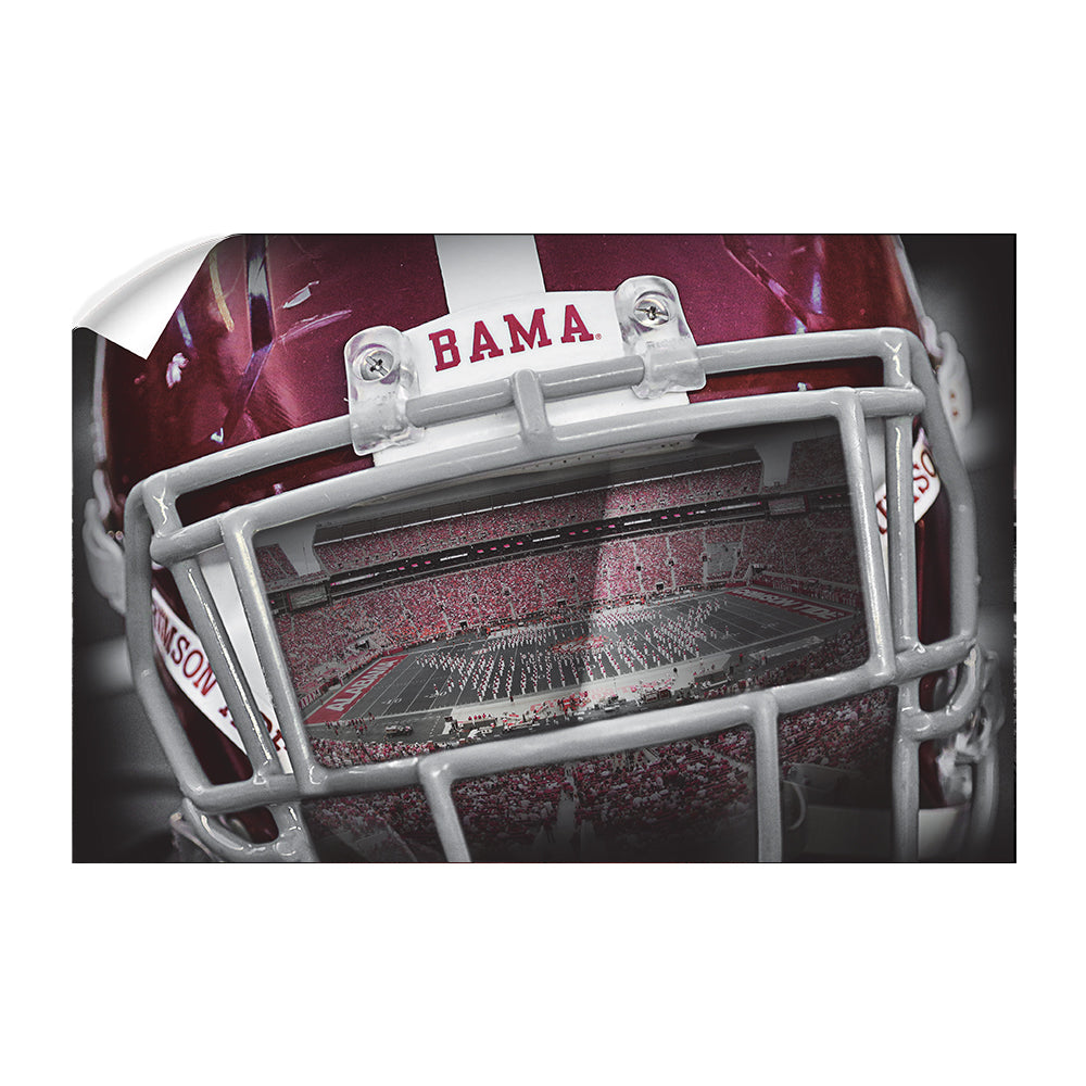 Alabama Crimson Tide - Bama Helmet - College Wall Art #Canvas