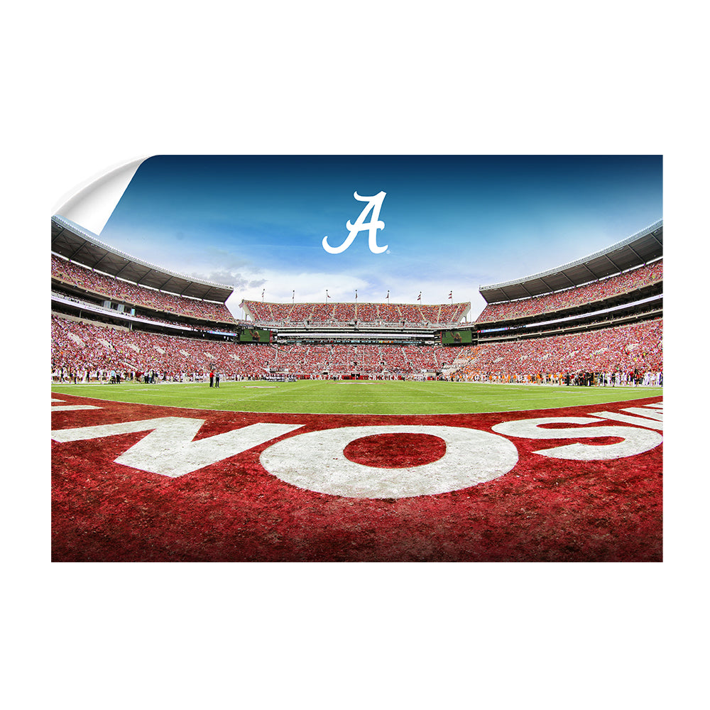 Alabama Crimson Tide - Bama End Zone - College Wall Art #Canvas
