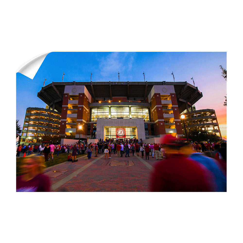 Alabama Crimson Tide - Sunset Over Bama - College Wall Art #Canvas
