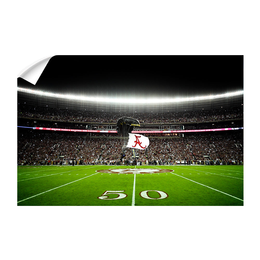 Alabama Crimson Tide - Pin Point Landing - College Wall Art #Canvas