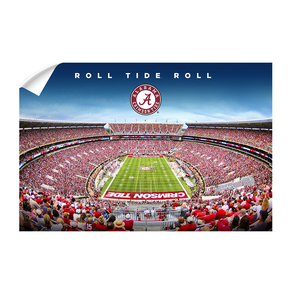 Alabama Crimson Tide - Roll Tide Roll - College Wall Art #Canvas