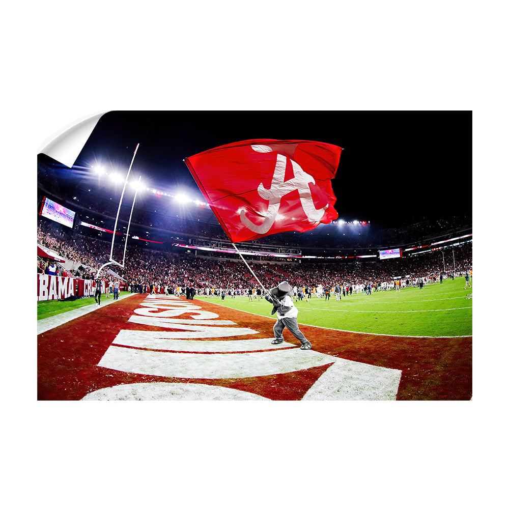 Alabama Crimson Tide - Big Al Crimson Tide Win - College Wall Art #Canvas