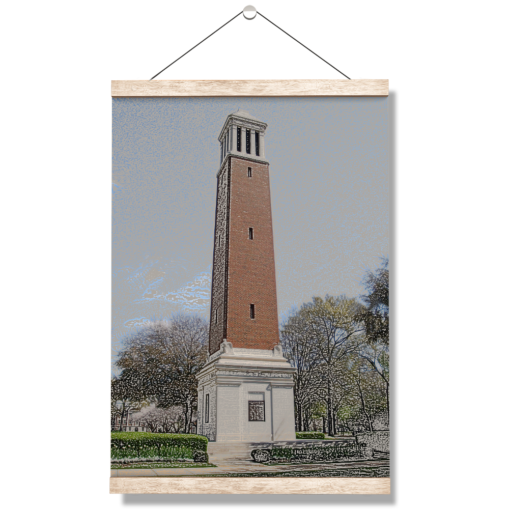 Alabama Crimson Tide - Denny Chimes - College Wall Art #Canvas