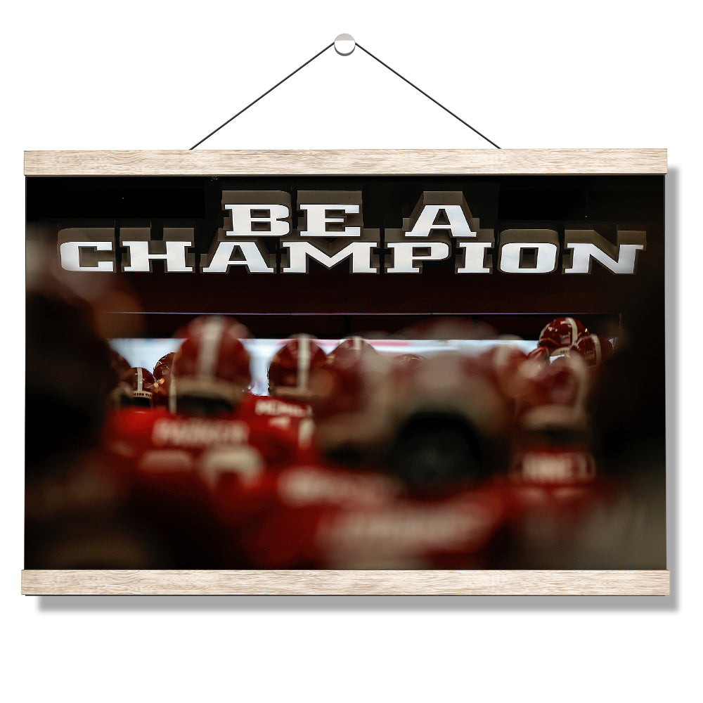 Alabama Crimson Tide - Bryant-Denny Aerial Bama - College Wall Art #Canvas