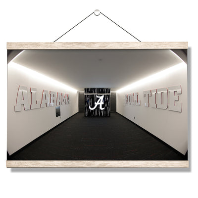 Alabama Crimson Tide - Enter the Locker Room - College Wall Art #Hanging Canvas