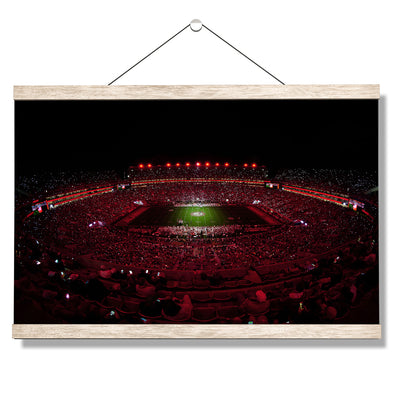 Alabama Crimson Tide - Light Up A Crimson Bryant Denny - College Wall Art #Hanging Canvas