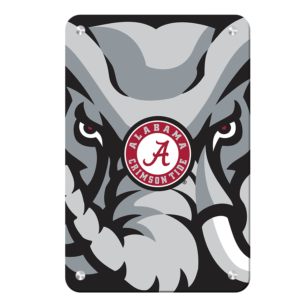 Alabama Crimson Tide - Crimson Elephant - College Wall Art #Canvas