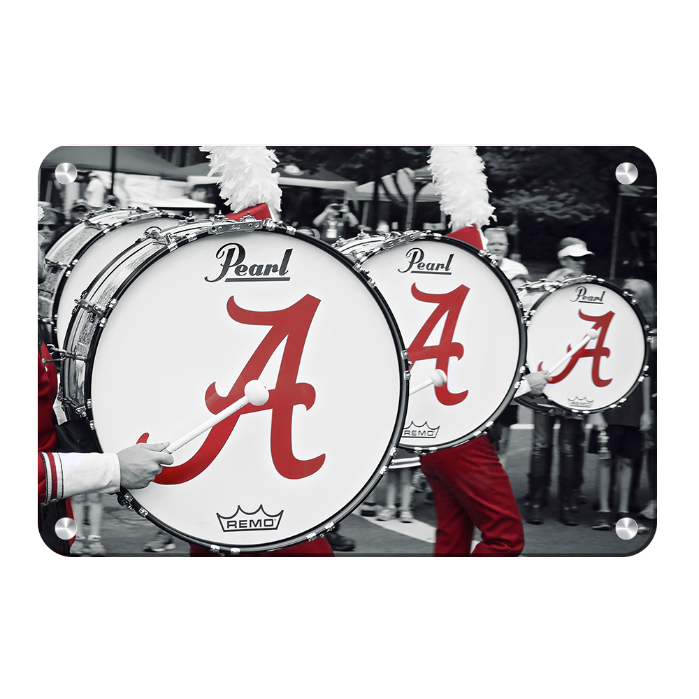 Alabama Crimson Tide - MDB Drums - College Wall Art #Canvas