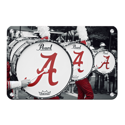 Alabama Crimson Tide - MDB Drums - College Wall Art #Metal