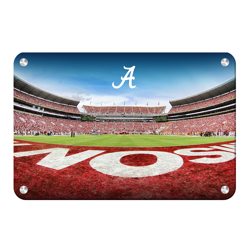 Alabama Crimson Tide - Bama End Zone - College Wall Art #Canvas