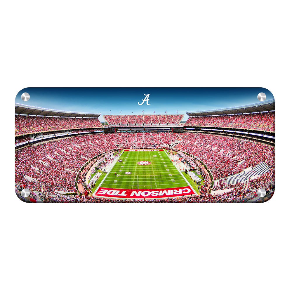 Alabama Crimson Tide - Bryant Denny Panoramic Color - College Wall Art #Canvas