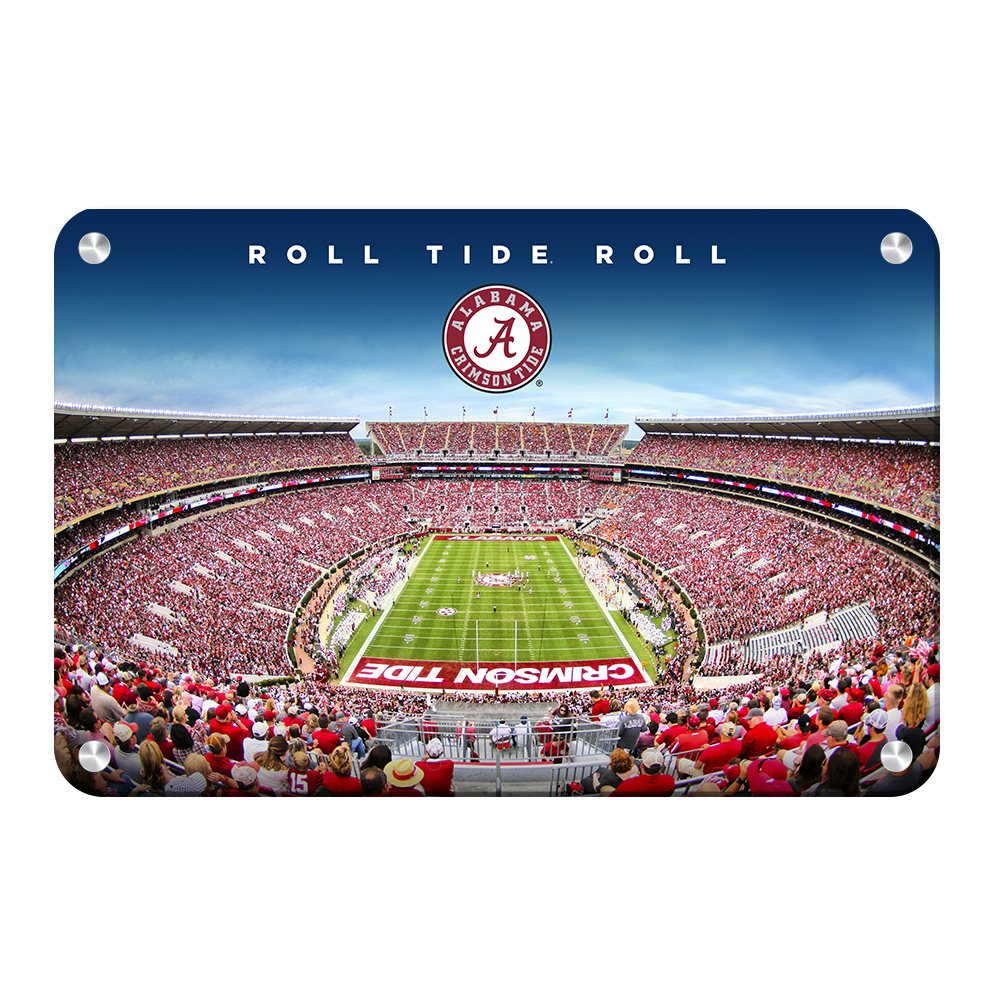 Alabama Crimson Tide - Roll Tide Roll - College Wall Art #Canvas