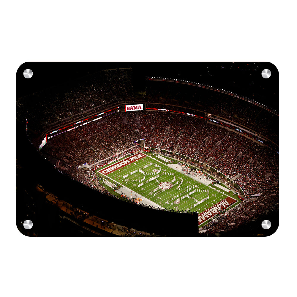 Alabama Crimson Tide - Bryant-Denny Bama Aerial - College Wall Art #Canvas