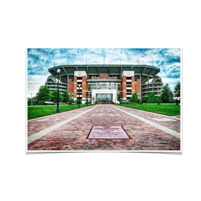 Alabama Crimson Tide - Bryant Denny Stadium - College Wall Art #Poster