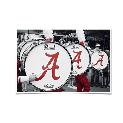 Alabama Crimson Tide - MDB Drums - College Wall Art #Poster