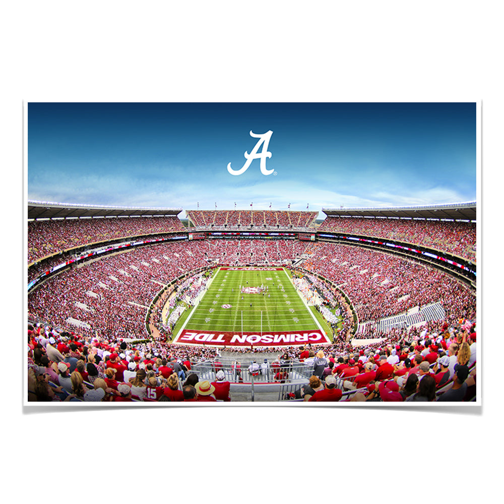 Alabama Crimson Tide - Bryant Denny A - College Wall Art #Canvas