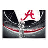 Alabama Crimson Tide - Big Al's Alabama Flag - College Wall Art #Poster