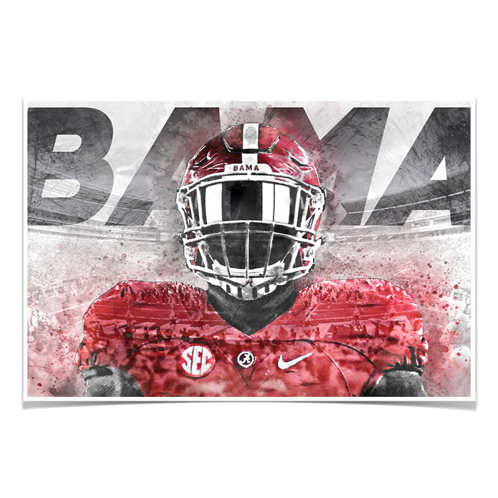 Alabama Crimson Tide - Is Bama - College Wall Art #Canvas