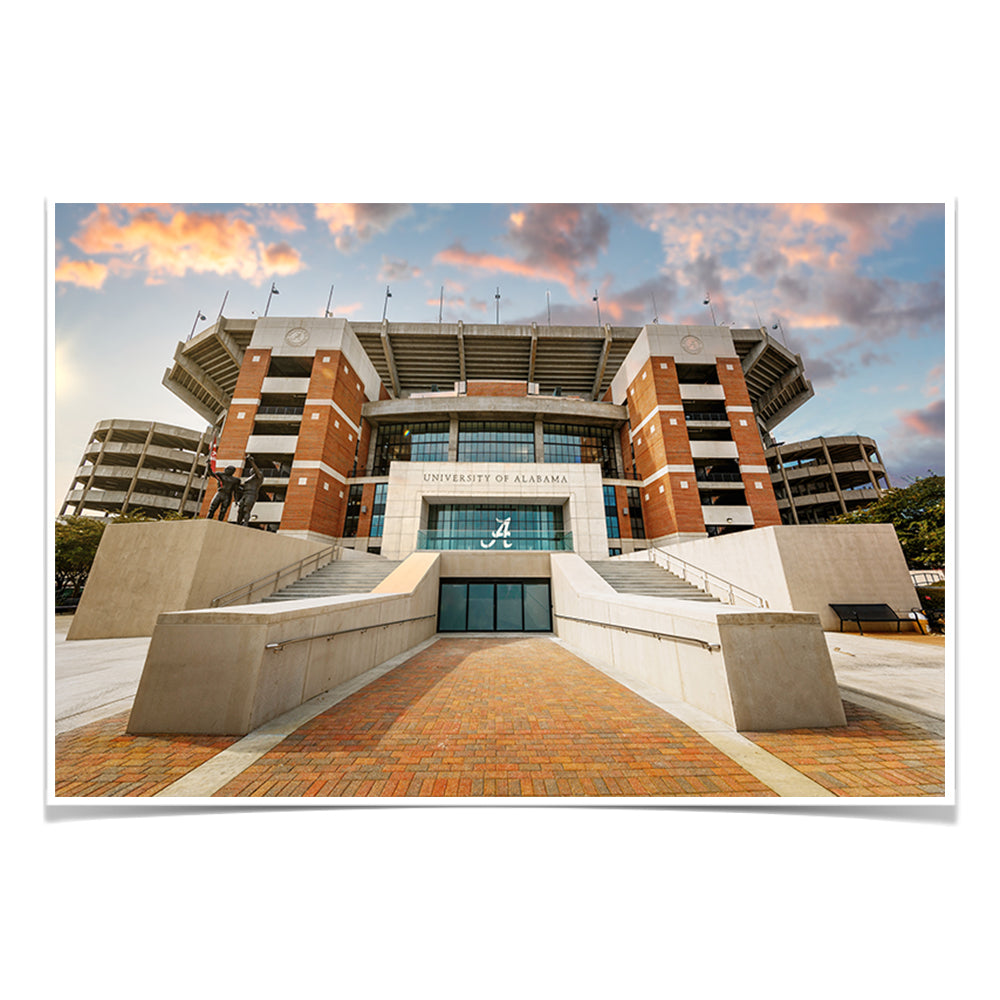 Alabama Crimson Tide - Bryant Denny Stadium Entrance - College Wall Art #Canvas