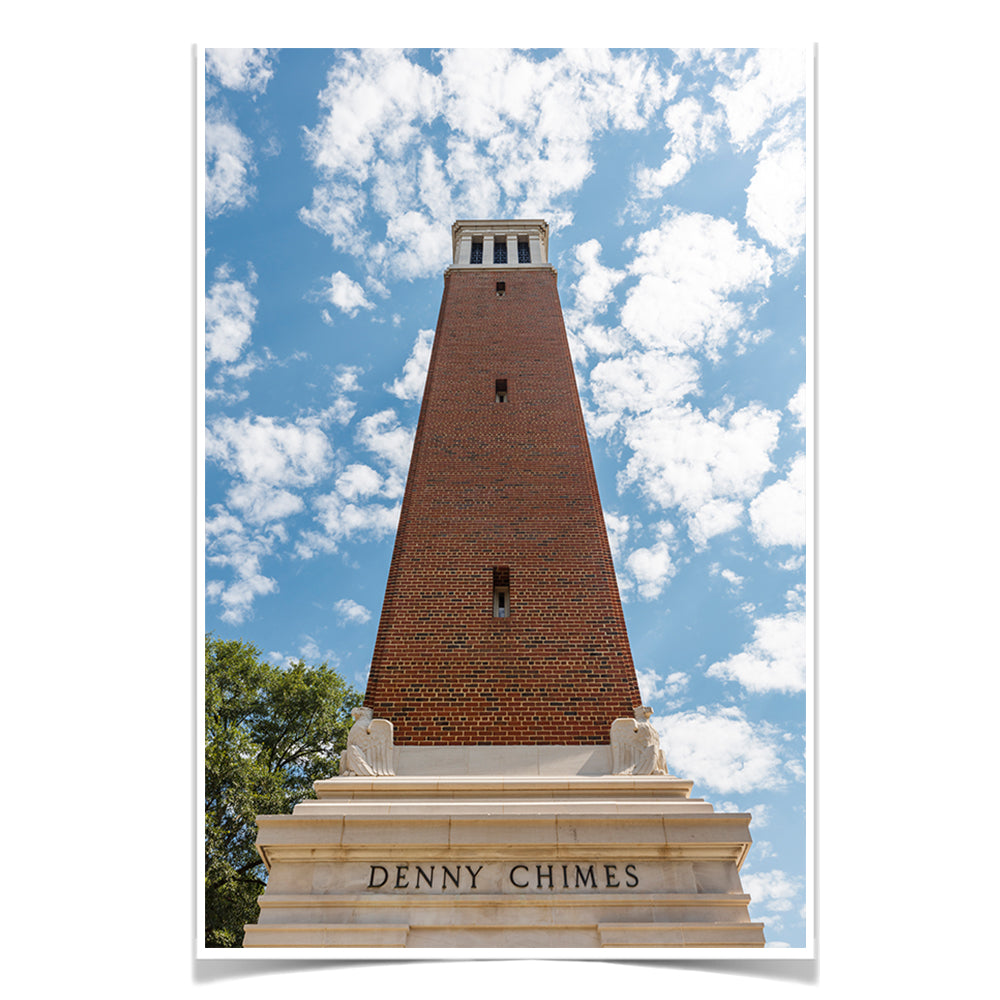 Alabama Crimson Tide - Denny Chimes Looking Up - College Wall Art #Canvas