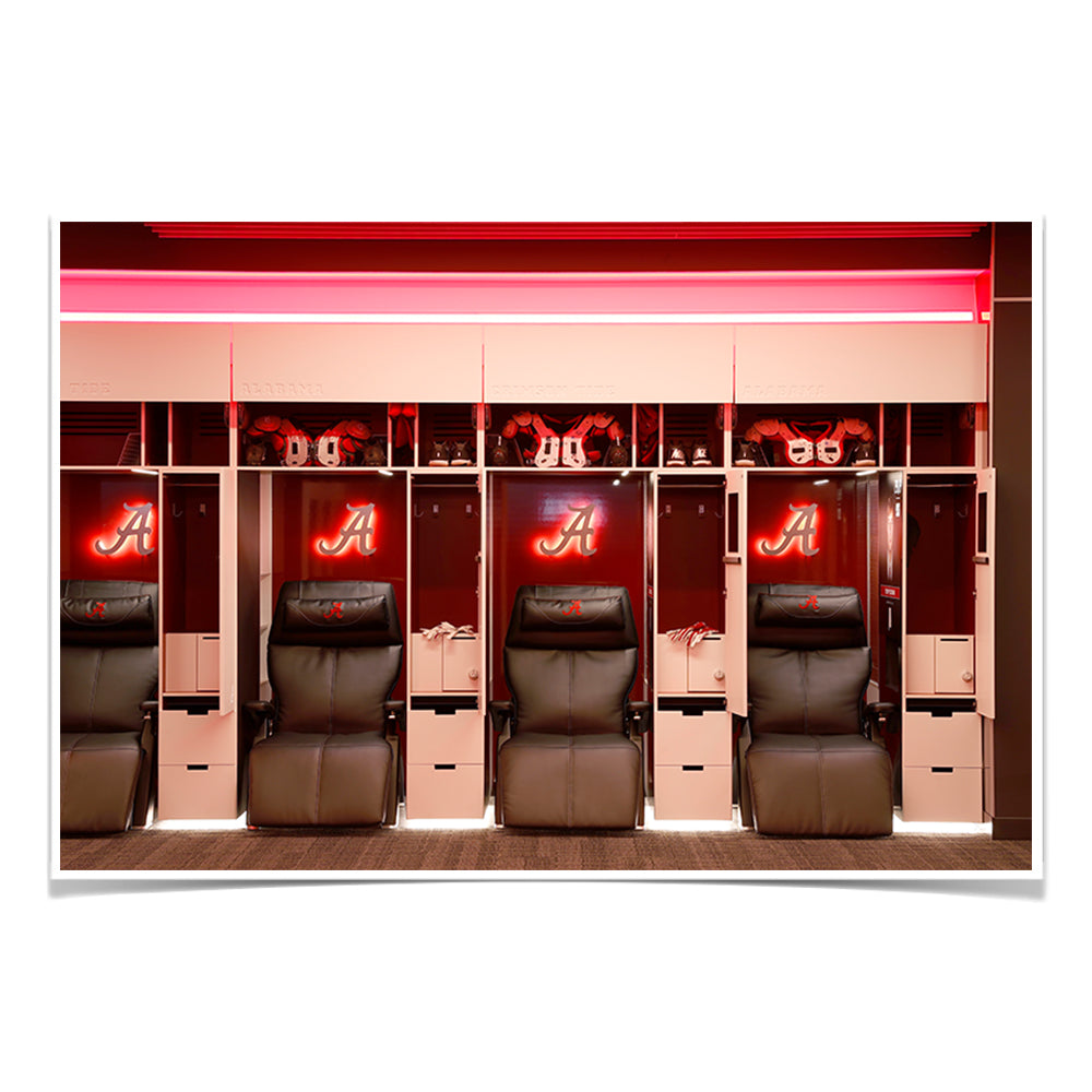 Alabama Crimson Tide - Alabama Lockers - College Wall Art #Canavs