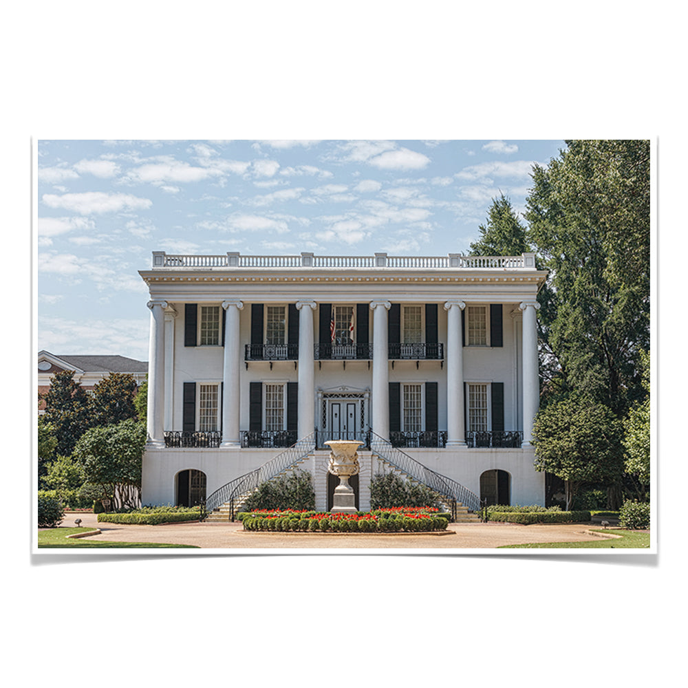 Alabama Crimson Tide - Presidents Mansion - College Wall Art #Canvas