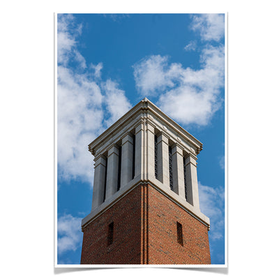Alabama Crimson Tide - Top of Denny Chimes - College Wall Art #Poster
