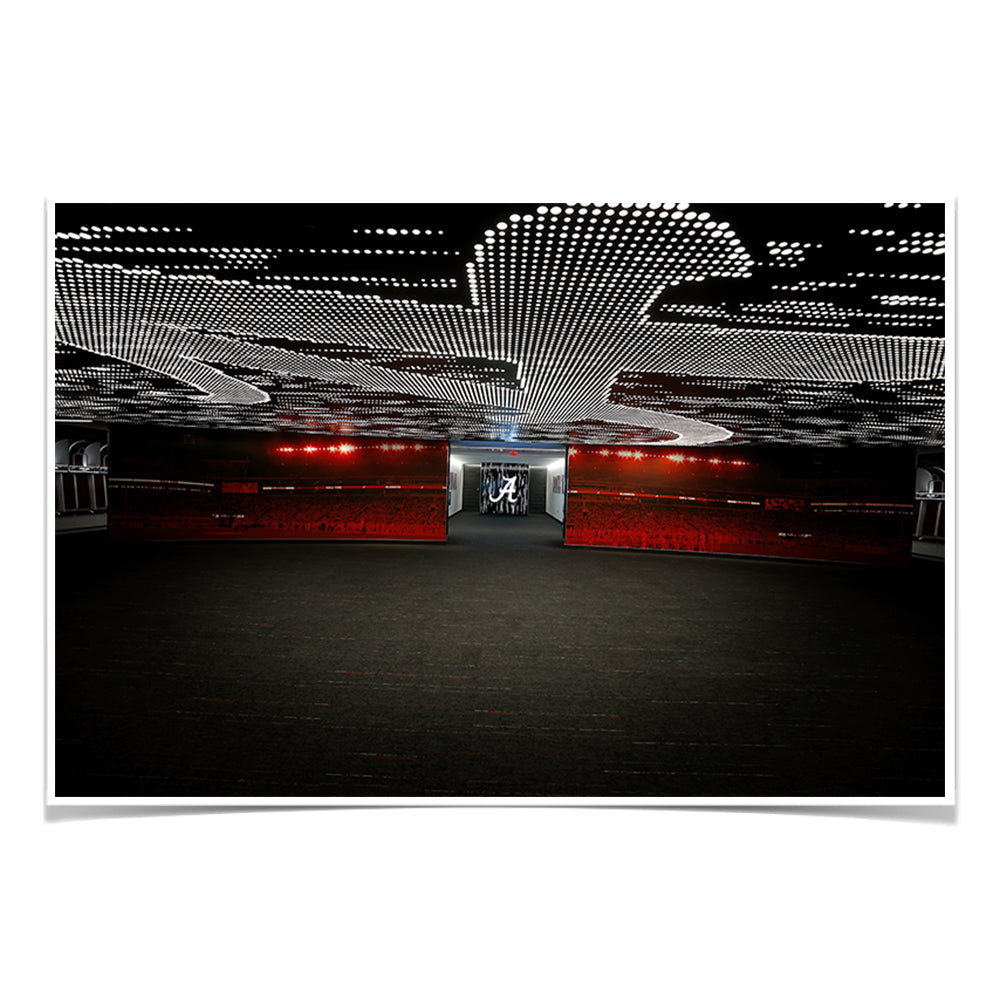 Alabama Crimson Tide - Alabama Locker Room - College Wall Art #Canvas
