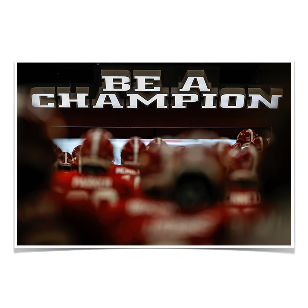 Alabama Crimson Tide - Bryant-Denny Aerial Bama - College Wall Art #Canvas