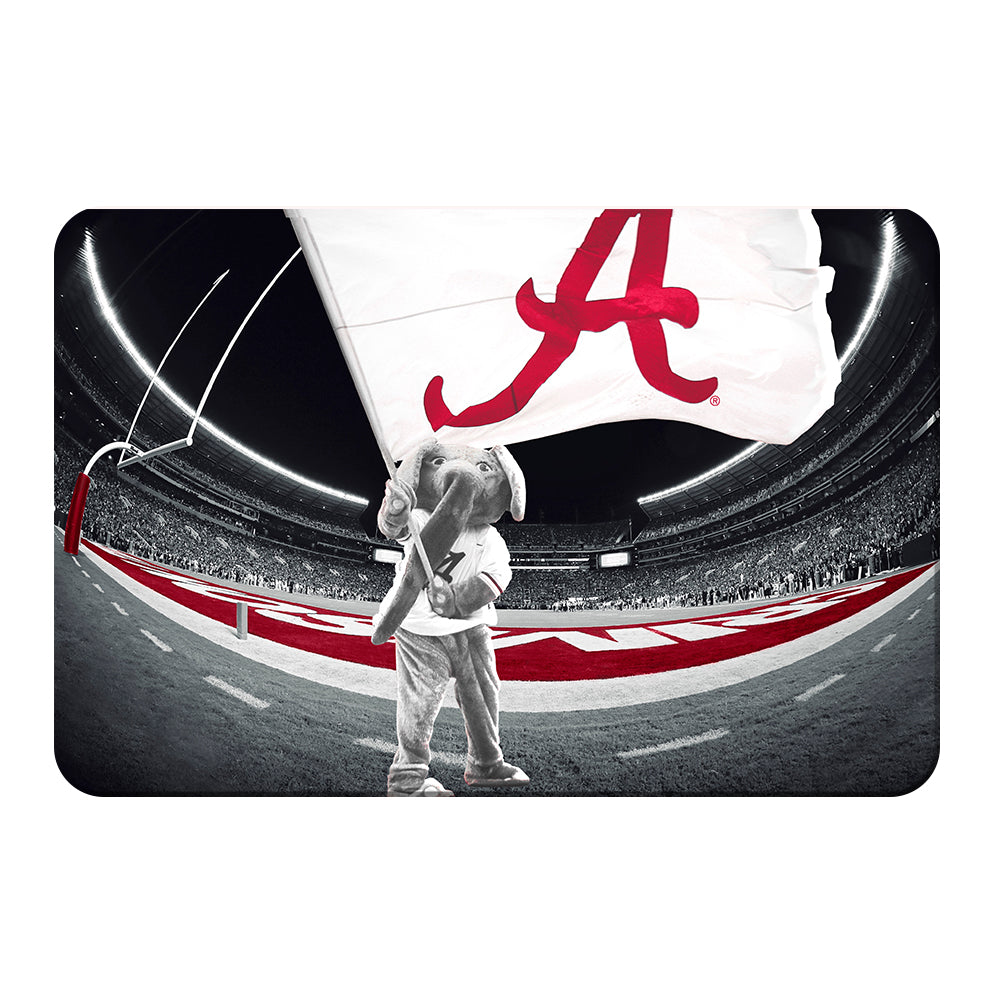 Alabama Crimson Tide - Big Al's Alabama Flag - College Wall Art #Canvas