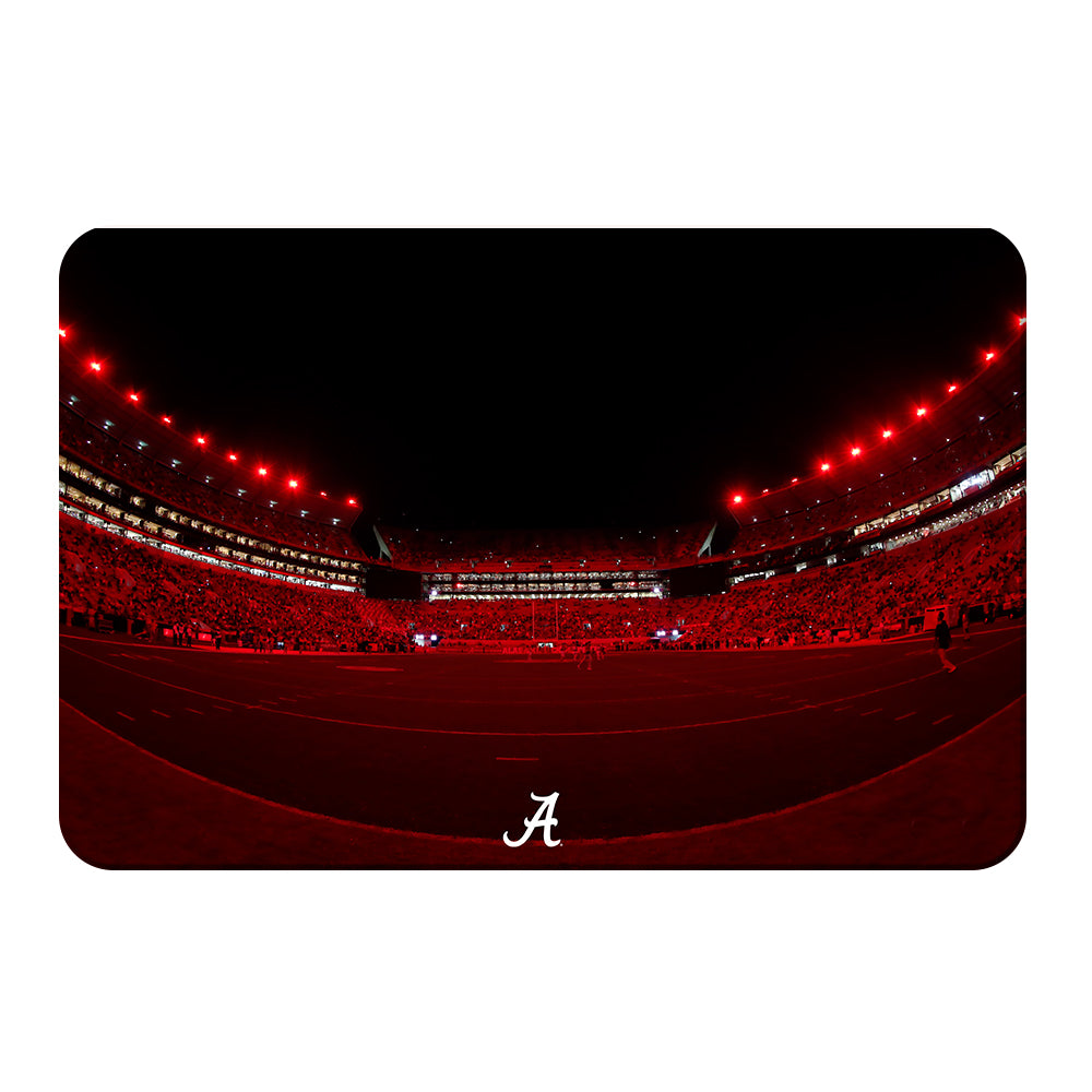 Alabama Crimson Tide - Alabama Crimson Lights - College Wall Art #Canvas