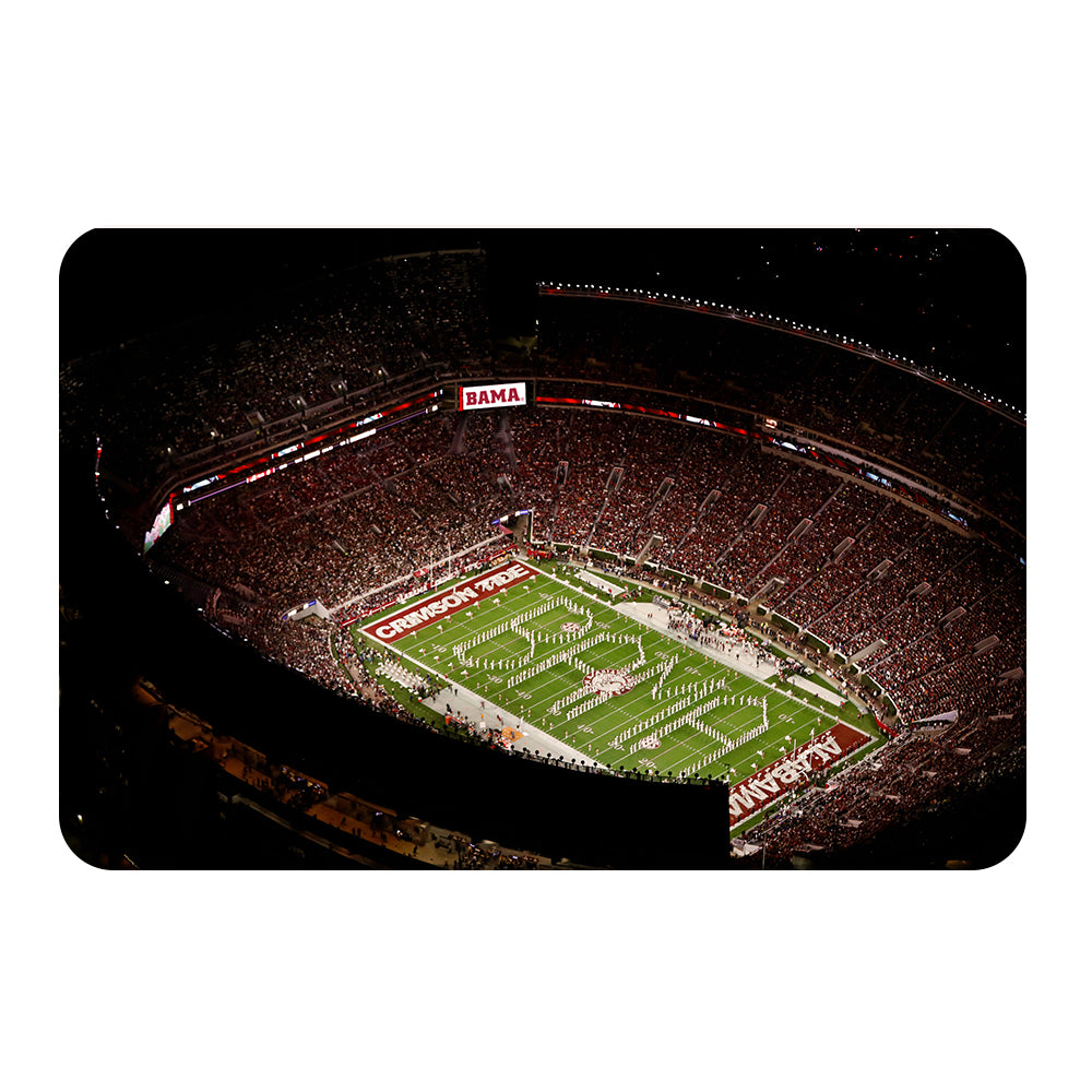 Alabama Crimson Tide - Bryant-Denny Bama Aerial - College Wall Art #Canvas