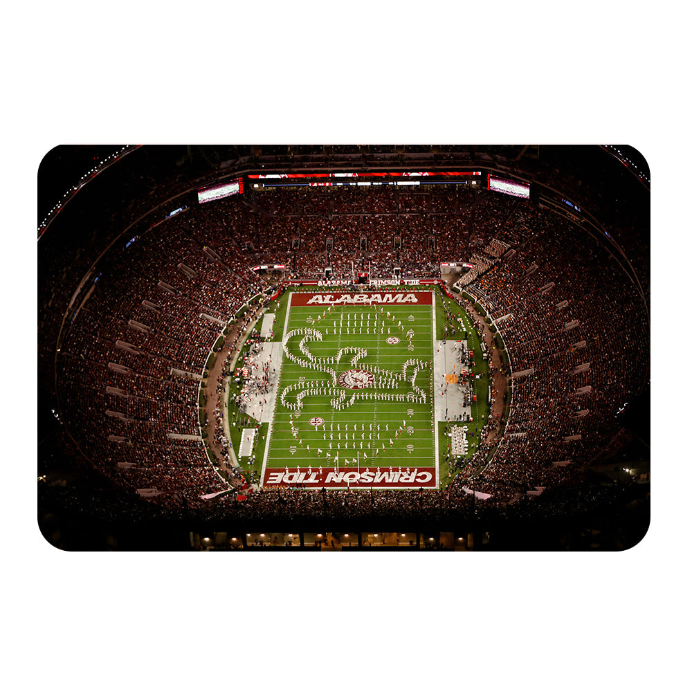 Alabama Crimson Tide - Bryant-Denny Alabama Crimson Tide Aerial - College Wall Art #Canvas