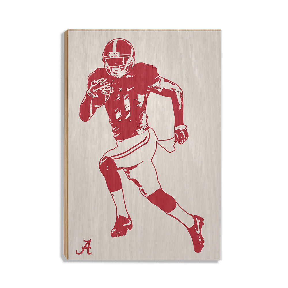 Alabama Crimson Tide - Bama Illustration - College Wall Art #Canvas