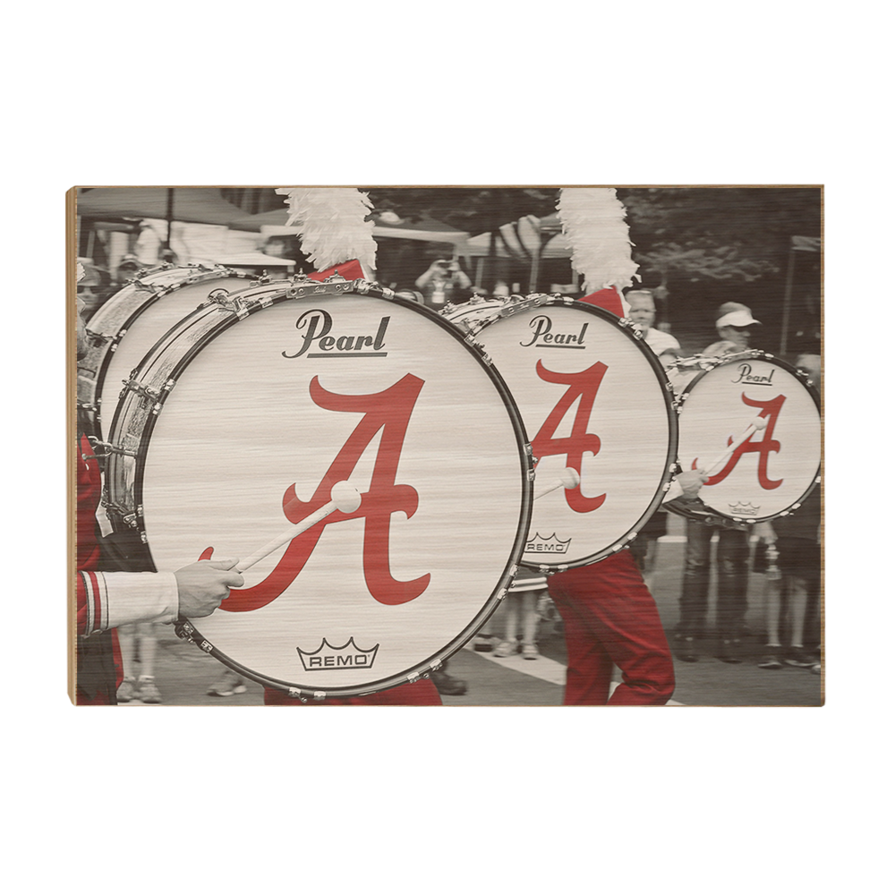 Alabama Crimson Tide - MDB Drums - College Wall Art #Canvas