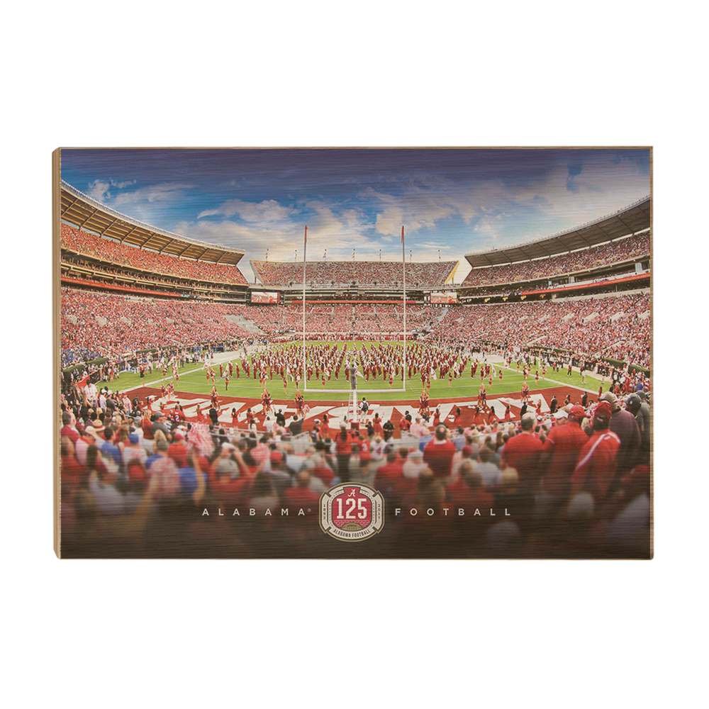 Alabama Crimson Tide - Alabama Football 125 Years - College Wall Art #Canvas