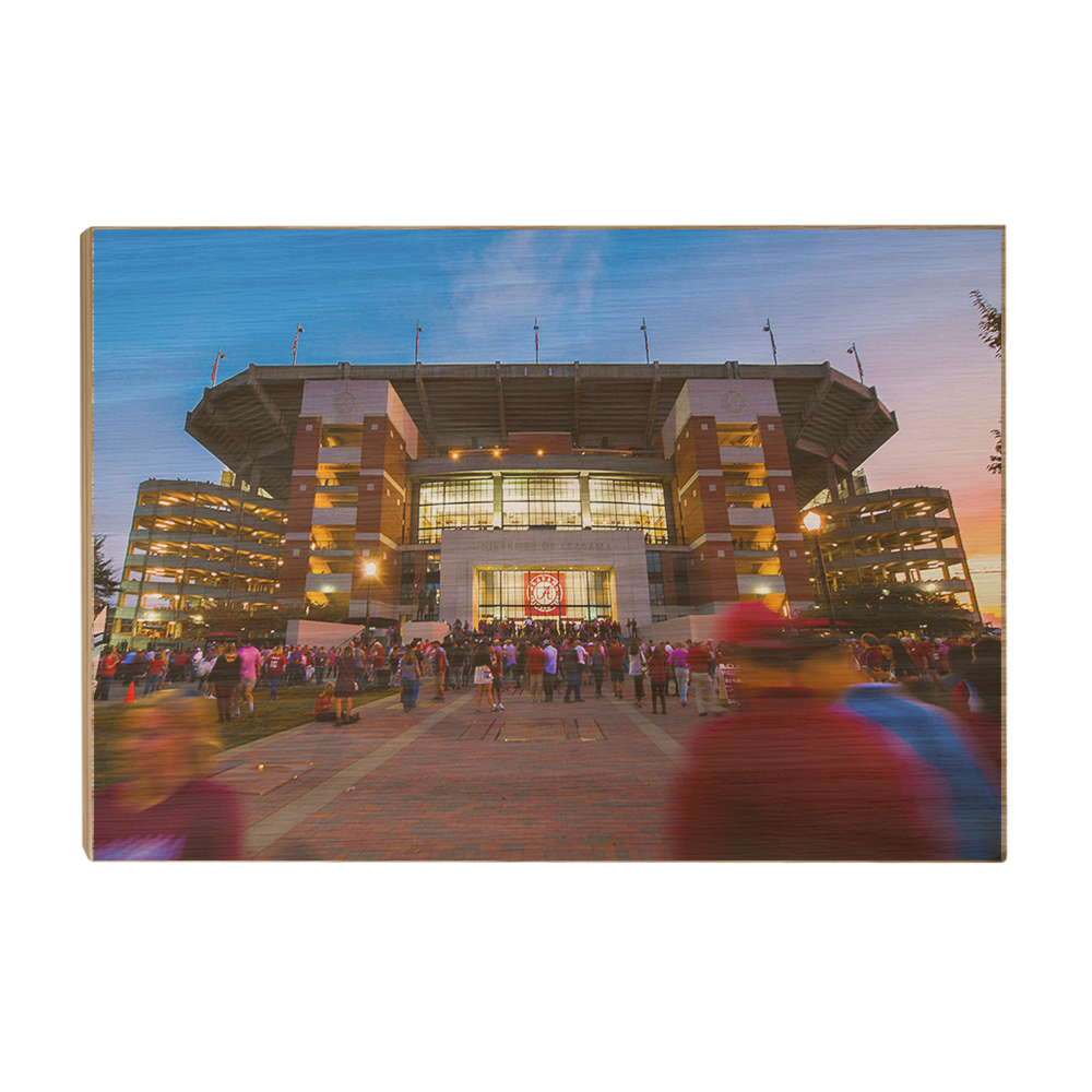 Alabama Crimson Tide - Sunset Over Bama - College Wall Art #Canvas