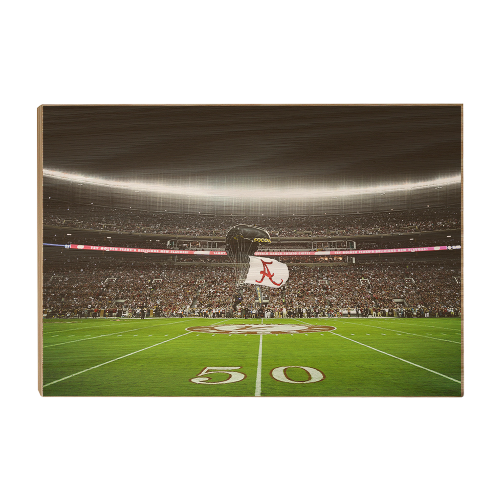 Alabama Crimson Tide - Pin Point Landing - College Wall Art #Canvas