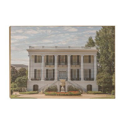 Alabama Crimson Tide - Presidents Mansion - College Wall Art #Wood