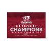 Alabama Crimson Tide - National Champions Alabama Crimson Tide - College Wall Art #Poster