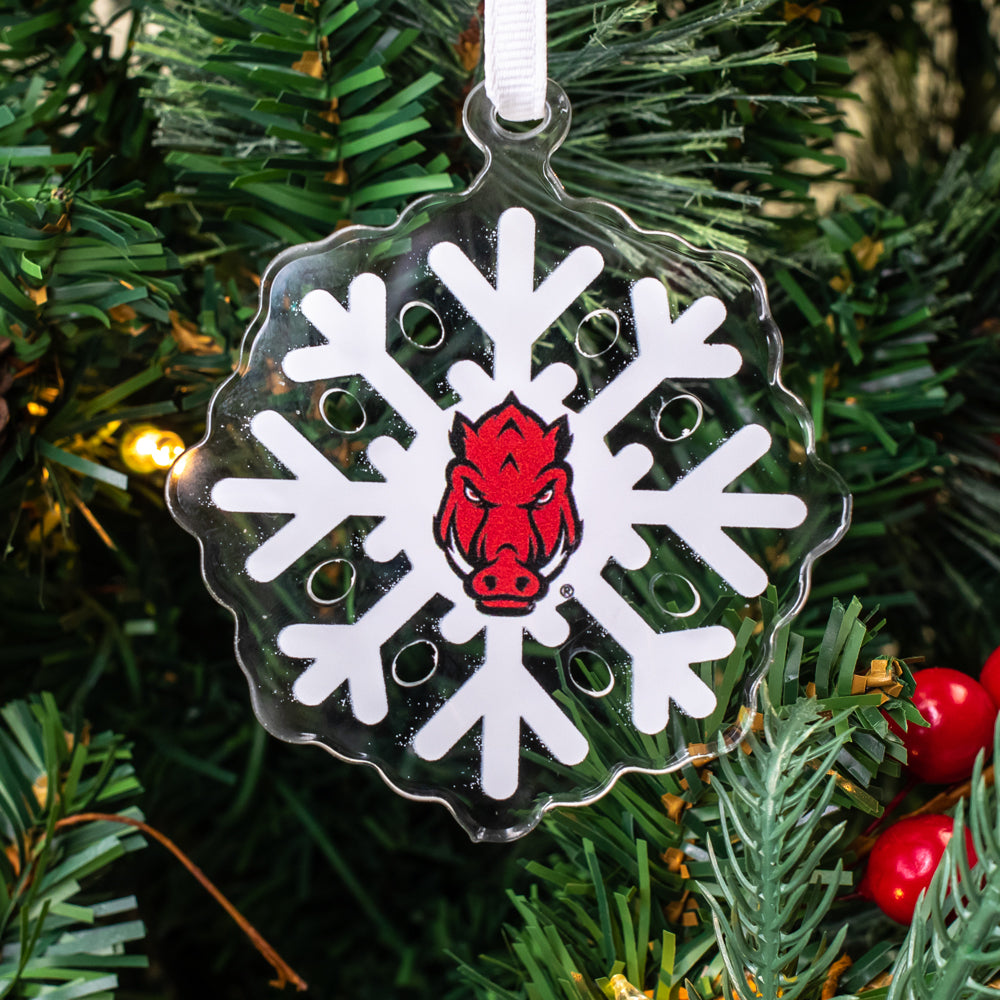 Arkansas Razorbacks - Arkansas Snowflake Ornament