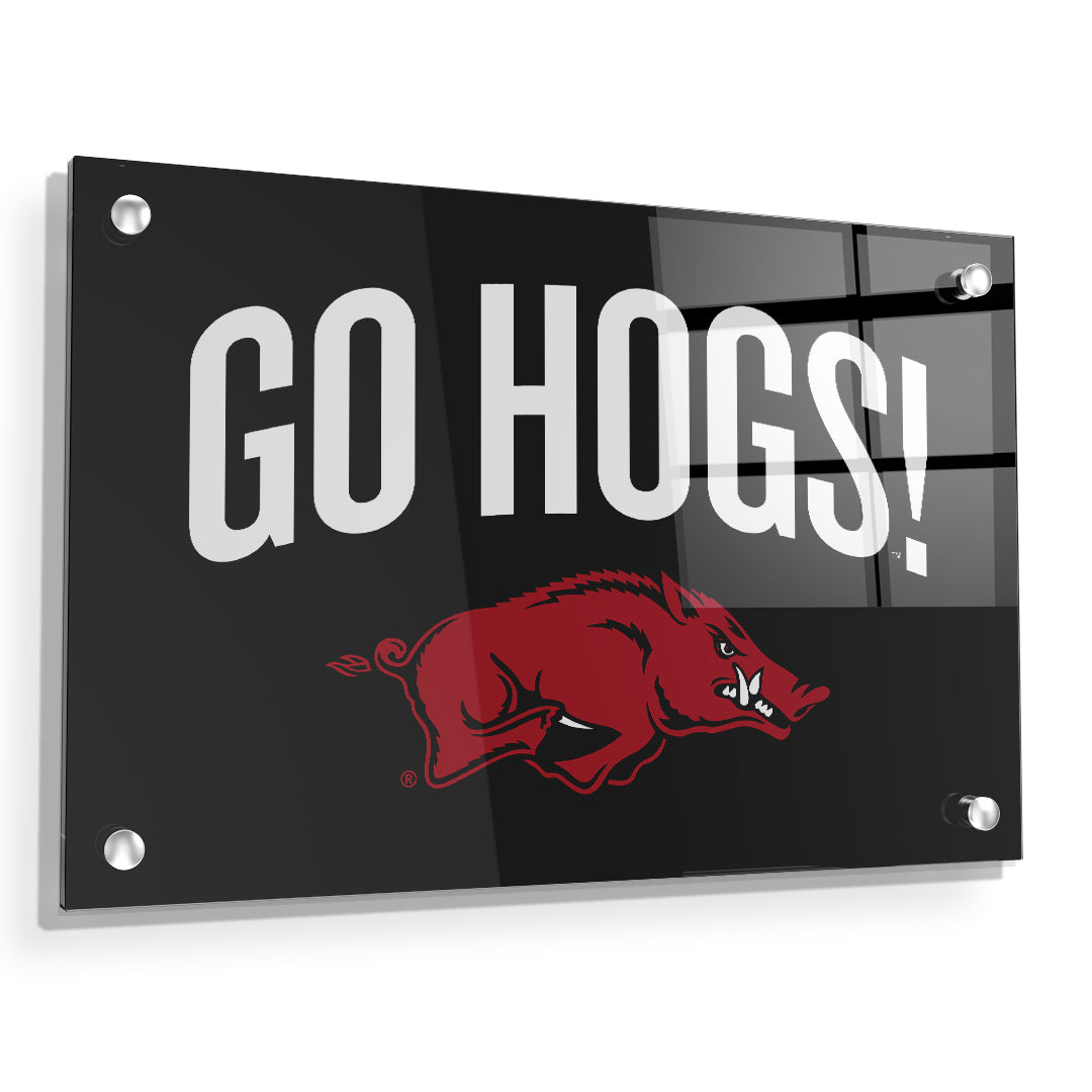 Arkansas Razorbacks - Go Hogs - College Wall Art #Canvas
