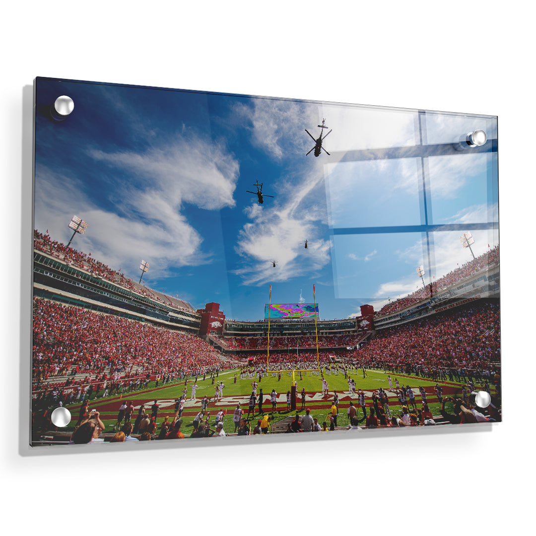 Arkansas Razorbacks - Razorback Stadium - College Wall Art #Canvas