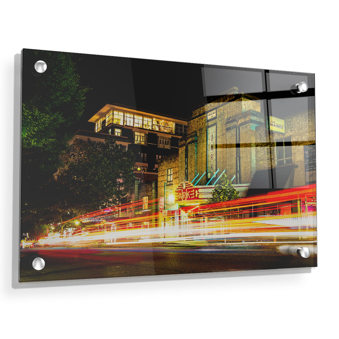 Arkansas Razorbacks - Dickson Street - College Wall Art #Canvas
